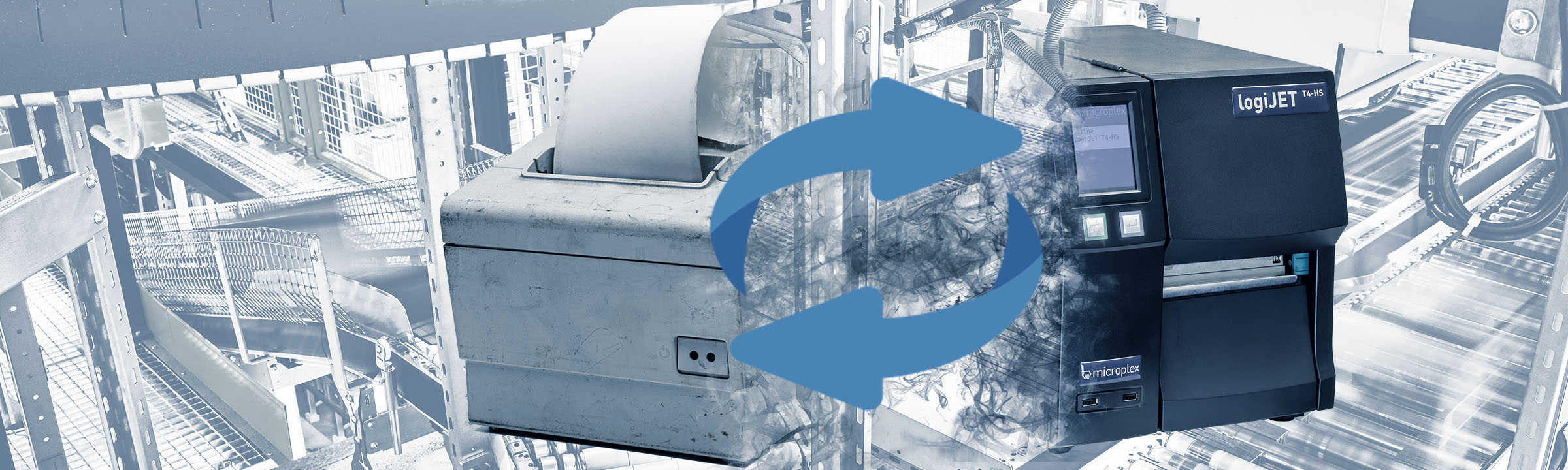 Replacement mit Microplex-Druckern